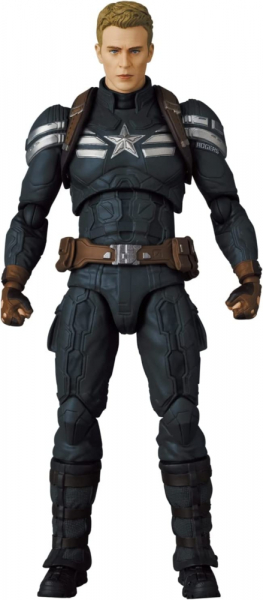 Captain America (Stealth Suit) Action Figure MAFEX, Captain America: The Winter Soldier, 16 cm
