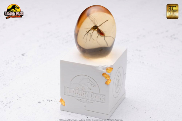 Elephant Mosquito in Amber Replica, Jurassic Park, 10 cm
