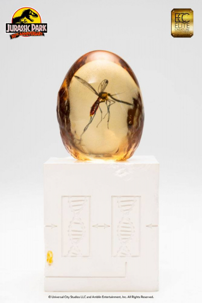 Elephant Mosquito in Amber Replica, Jurassic Park, 10 cm