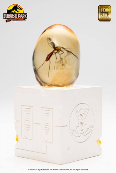 Elephant Mosquito in Amber Replica, Jurassic Park, 10 cm
