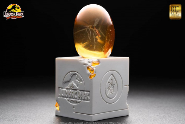 Elephant Mosquito in Amber Replica, Jurassic Park, 10 cm