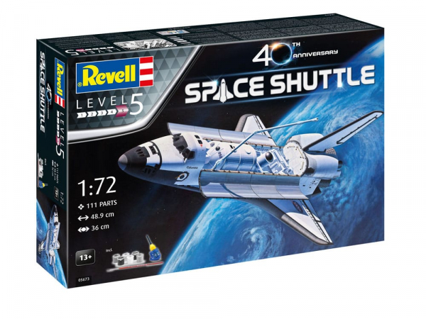 Space Shuttle Model Kit 1/72, NASA, 49 cm