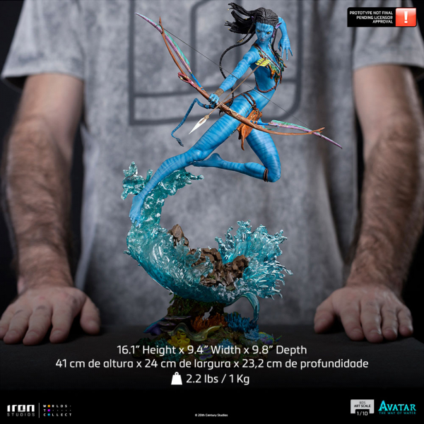 Neytiri Statue Art Scale 1:10 Battle Diorama Series, Avatar: The Way of Water, 41 cm