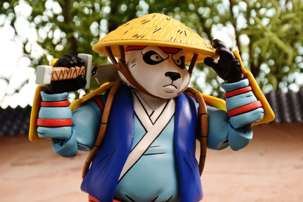 Ultimate Panda Khan Actionfigur, Teenage Mutant Ninja Turtles, 18 cm