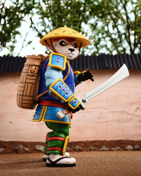 Ultimate Panda Khan Actionfigur, Teenage Mutant Ninja Turtles, 18 cm