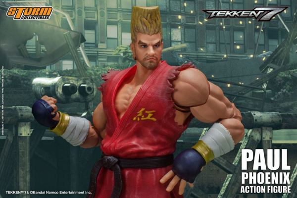 Paul Phoenix Action Figure 1/12, Tekken 7, 18 cm