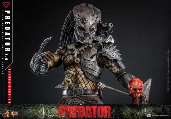 Predator 2.0 Actionfigur 1:6 Movie Masterpiece Series Deluxe Version, 34 cm