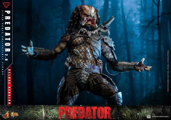 Predator 2.0 Actionfigur 1:6 Movie Masterpiece Series Deluxe Version, 34 cm