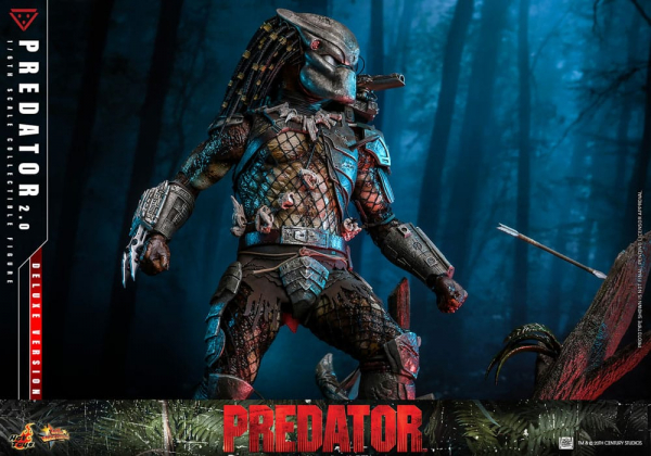 Predator 2.0 Actionfigur 1:6 Movie Masterpiece Series Deluxe Version, 34 cm