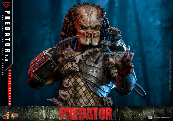 Predator 2.0 Actionfigur 1:6 Movie Masterpiece Series Deluxe Version, 34 cm