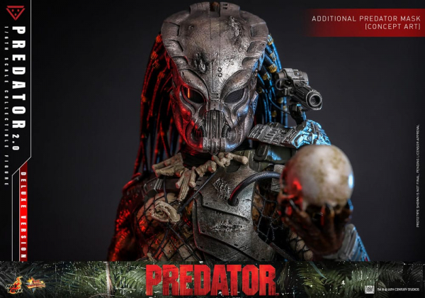 Predator 2.0 Actionfigur 1:6 Movie Masterpiece Series Deluxe Version, 34 cm