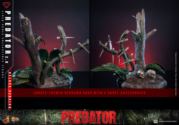 Predator 2.0 Actionfigur 1:6 Movie Masterpiece Series Deluxe Version, 34 cm