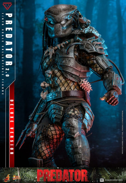 Predator 2.0 Actionfigur 1:6 Movie Masterpiece Series Deluxe Version, 34 cm
