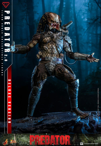 Predator 2.0 Actionfigur 1:6 Movie Masterpiece Series Deluxe Version, 34 cm