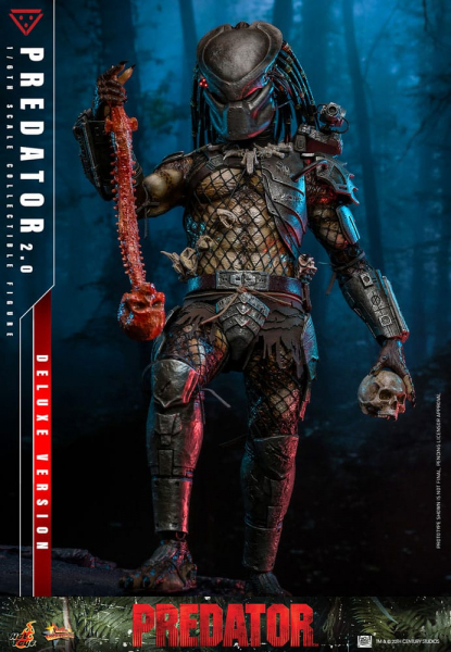 Predator 2.0 Actionfigur 1:6 Movie Masterpiece Series Deluxe Version, 34 cm