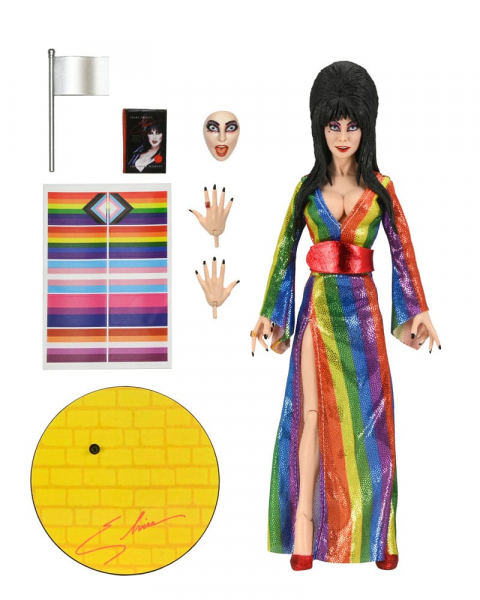 Over the Rainbow Elvira Retro-Actionfigur, Elvira - Herrscherin der Dunkelheit, 20 cm