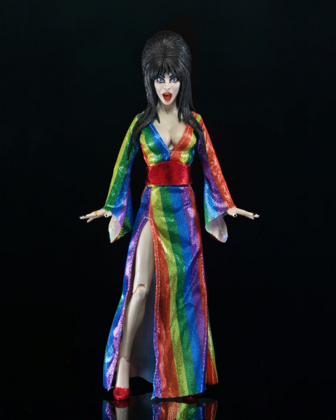Over the Rainbow Elvira Retro-Actionfigur, Elvira - Herrscherin der Dunkelheit, 20 cm