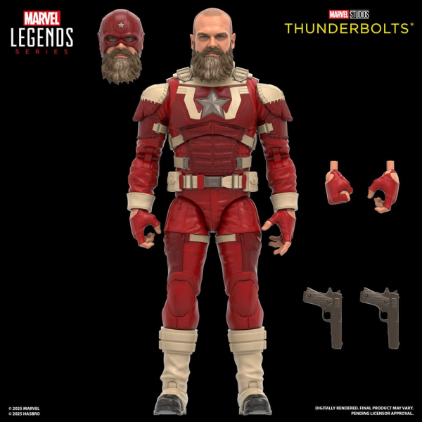 Yelena Belova & Red Guardian Action Figures Marvel Legends, Thunderbolts*, 15 cm