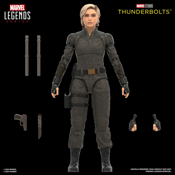 Yelena Belova & Red Guardian Action Figures Marvel Legends, Thunderbolts*, 15 cm