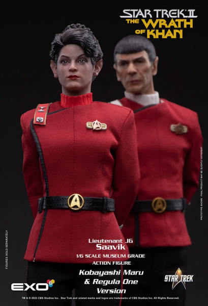 Lt. Saavik (Regula One Version) Action Figure 1/6, Star Trek II: The Wrath of Khan, 28 cm