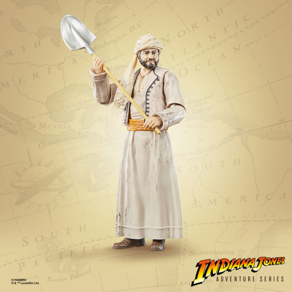 Sallah Action Figure Indiana Jones Adventure Series, Raiders of the Lost Ark, 15 cm