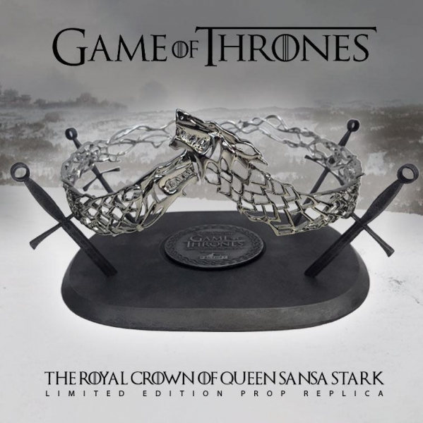 The Royal Crown of Queen Sansa Stark 1/1 Replica Limited Edition, Game of Thrones, 25 cm
