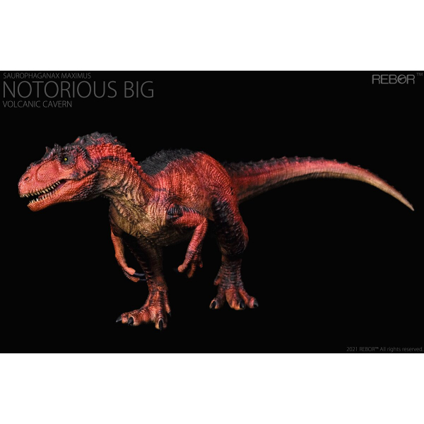 Saurophaganax maximus (Volcanic Cavern Ver.) "Notorious Big" 1/35 Replica, 42 cm