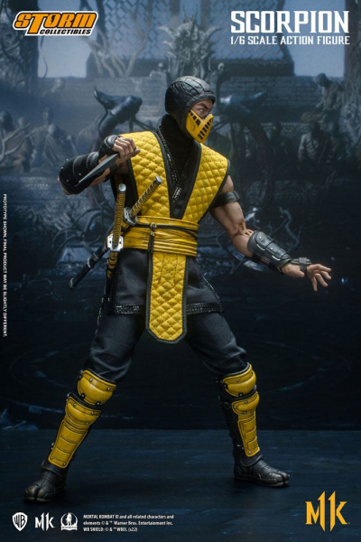 Scorpion Action Figure 1/6, Mortal Kombat 11, 32 cm