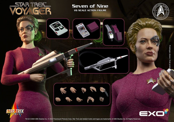 Seven of Nine Action Figure 1/6, Star Trek: Voyager, 29 cm