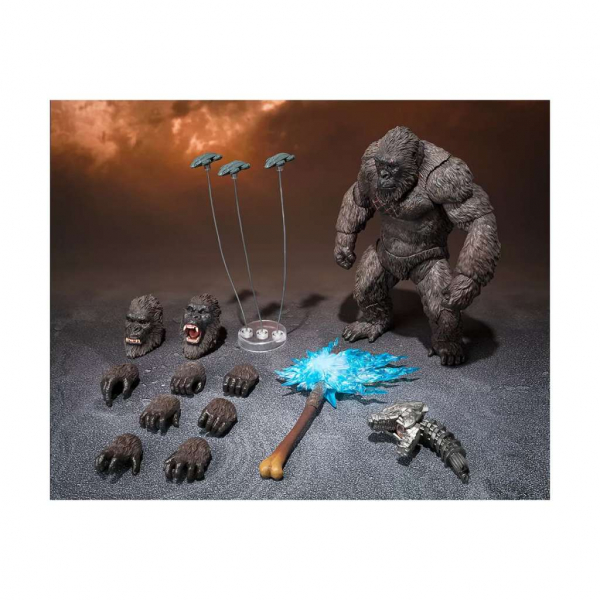 Kong (2021) Action Figure S.H.MonsterArts SDCC Exclusive, Godzilla vs. Kong, 15 cm