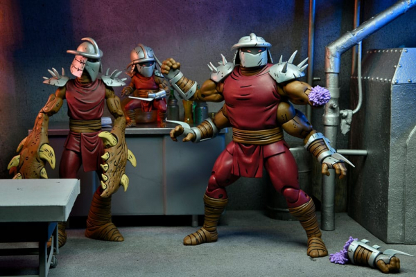 Shredder Clone & Mini Shredder (Mirage Comics) Action Figures Deluxe, Teenage Mutant Ninja Turtles, 18 cm