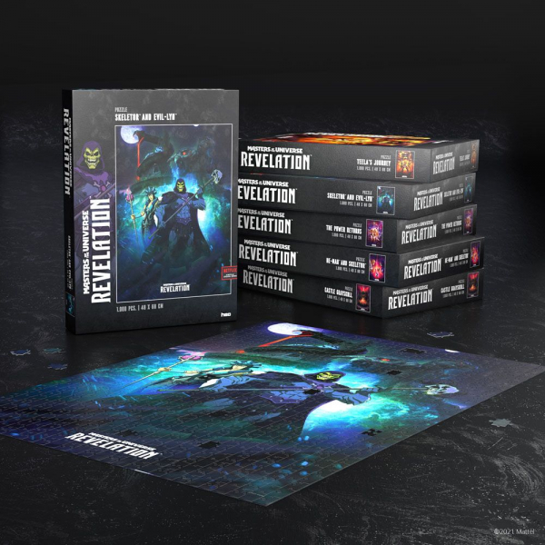 Skeletor & Evil-Lyn Jigsaw Puzzle 1000 Pieces, Masters of the Universe: Revelation
