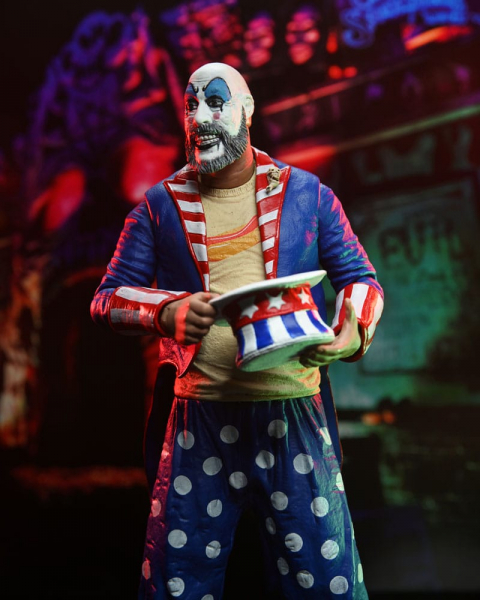Captain Spaulding (Tailcoat) Action Figure 20th Anniversary, House of 1000 Corpses, 18 cm