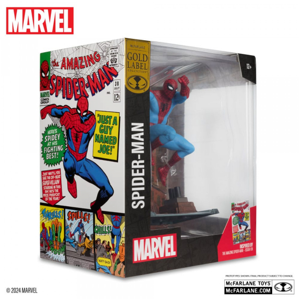 Spider-Man (The Amazing Spider-Man #38) Statue 1/10 Gold Label, Marvel, 15 cm