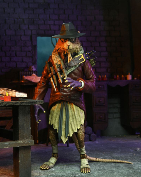 Ultimate Splinter as Van Helsing Action Figure, Universal Monsters x Teenage Mutant Ninja Turtles, 18 cm