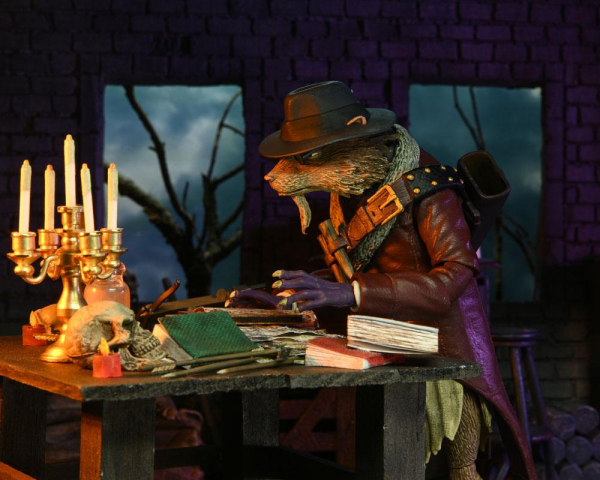 Ultimate Splinter as Van Helsing Action Figure, Universal Monsters x Teenage Mutant Ninja Turtles, 18 cm