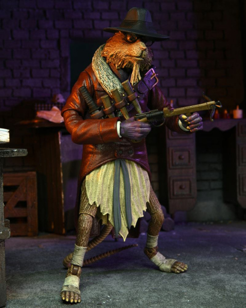 Ultimate Splinter as Van Helsing Action Figure, Universal Monsters x Teenage Mutant Ninja Turtles, 18 cm