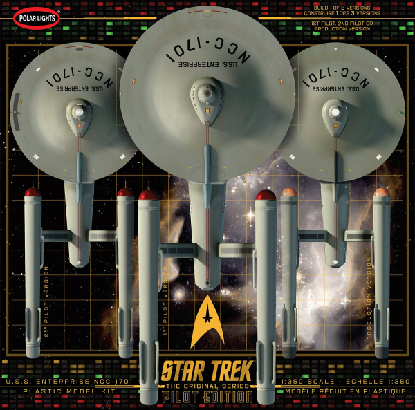 U.S.S. Enterprise (Pilot Edition) Model Kit 1/350, Star Trek TOS, 81 cm