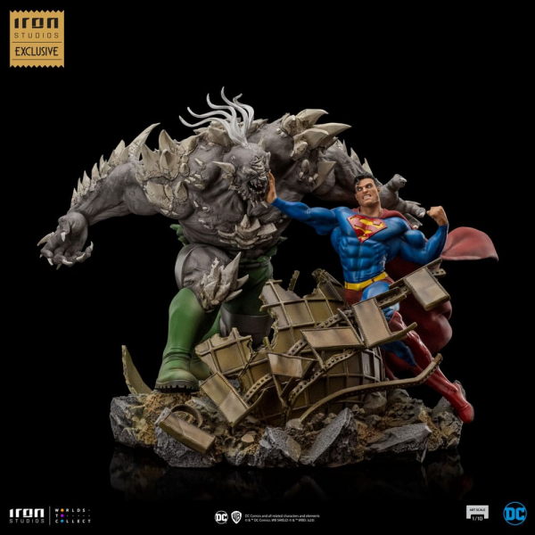 Superman vs. Doomsday Statue 1:10 Art Scale Battle Diorama Series Exclusive, DC Comics, 28 cm