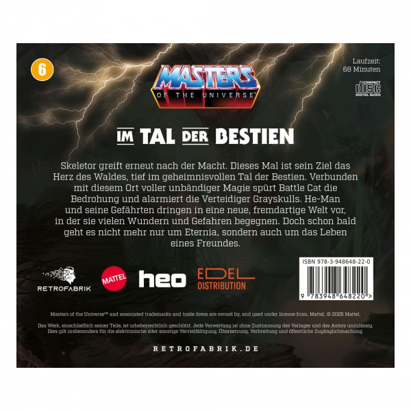 Masters of the Universe Hörspiel-CD Folge 6: Im Tal der Bestien