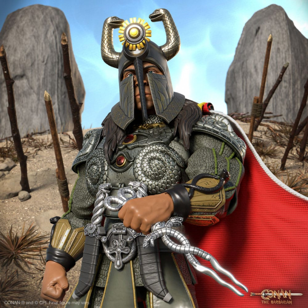 Thulsa Doom (Battle of the Mounds) Action Figure Ultimates Wave 5, Conan the Barbarian, 18 cm
