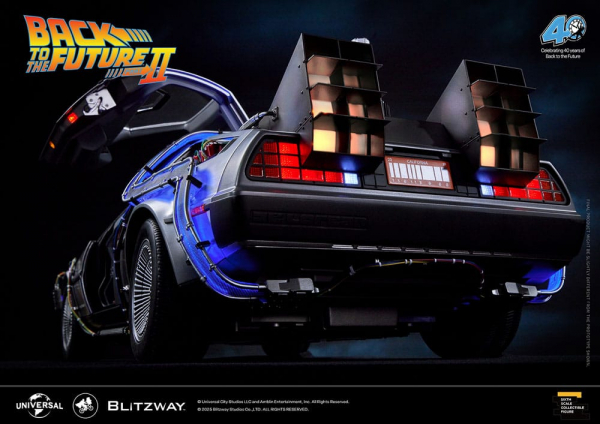 Time Machine Fahrzeug 1:6 Premium UMS, Zurück in die Zukunft II, 74 cm