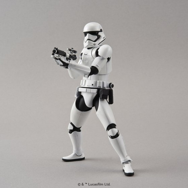 First Order Stormtrooper 1/12, Star Wars Plastic Model Kit from Bandai