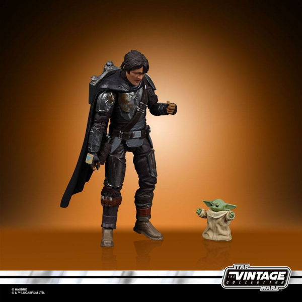 Din Djarin Action Figure Vintage Collection Exclusive VC177, Star Wars: The Mandalorian, 10 cm