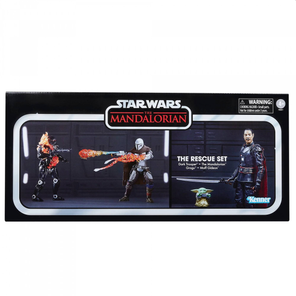 The Rescue Set Actionfiguren 4er-Pack Vintage Collection Exclusive, Star Wars: The Mandalorian, 10 cm