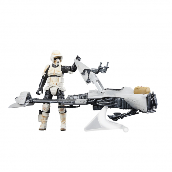 Speeder Bike, Scout Trooper & Grogu Spielset Vintage Collection, Star Wars: The Mandalorian