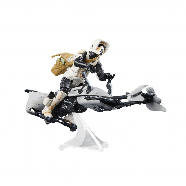 Speeder Bike, Scout Trooper & Grogu Spielset Vintage Collection, Star Wars: The Mandalorian