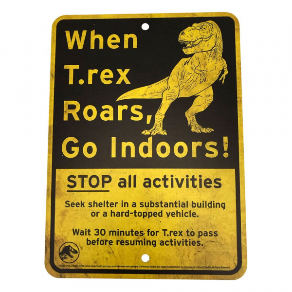 Warning Signs Mini Replicas, Jurassic World