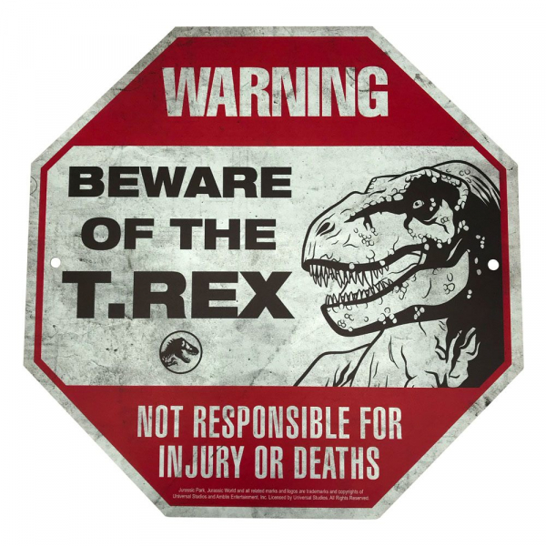 Warning Signs Mini Replicas, Jurassic World