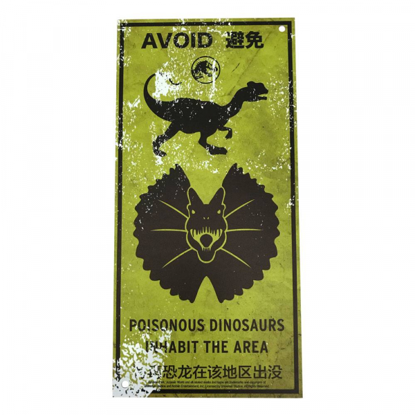 Warning Signs Mini Replicas, Jurassic World